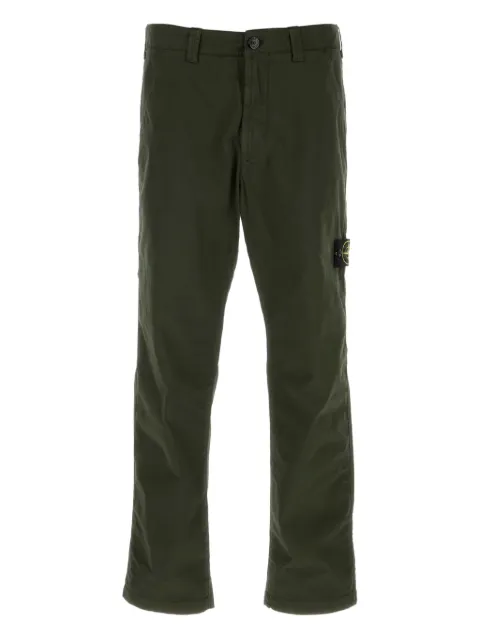 Stone Island pantalones con bolsillo de parche