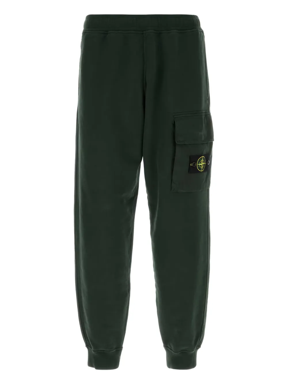Stone Island pocketed cotton track pants | Green | Image 1
