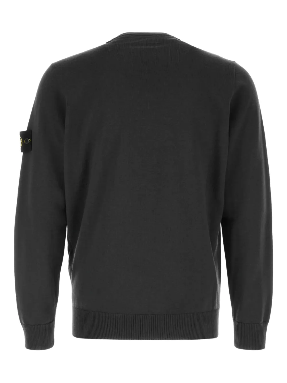 Stone Island Trui met logopatch - Grijs