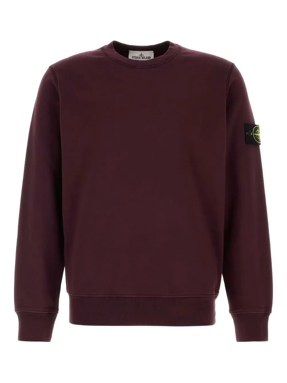 Stone Island sudadera con parche del logo | morado | Image 1