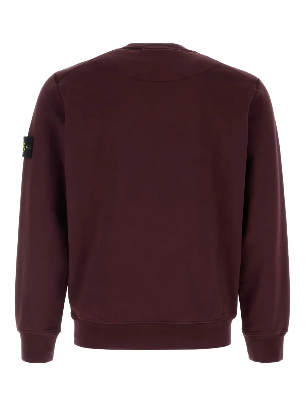 Stone Island Sweater met logopatch - Paars