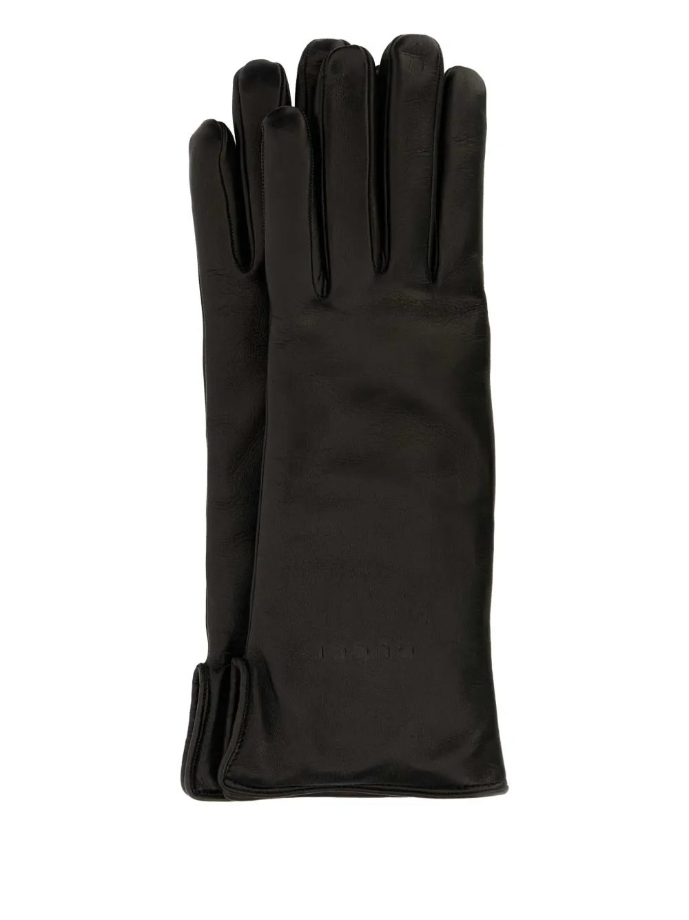 Gucci Handschuhe aus Leder - Schwarz