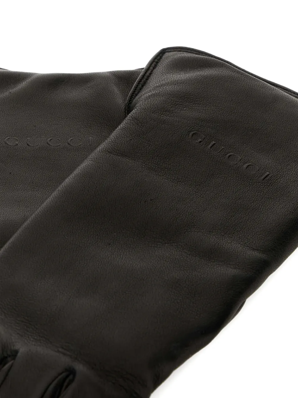 Gucci Leren handschoenen - Zwart