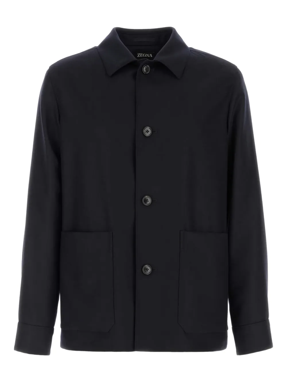 Zegna pocket button overshirt | Blue | Image 1