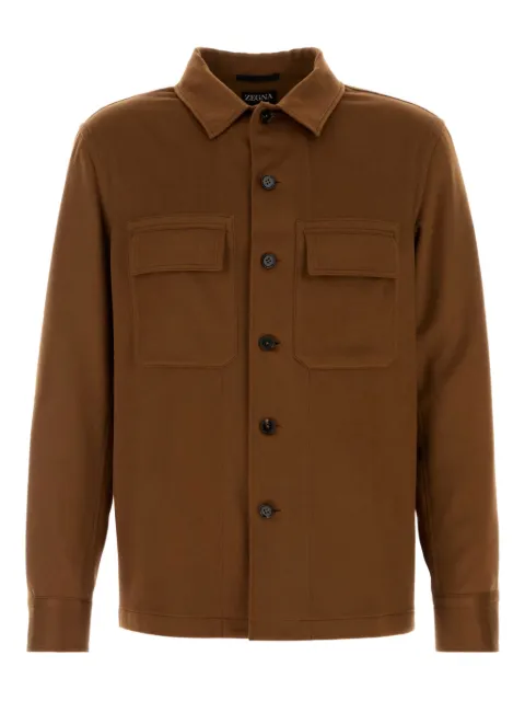 Zegna flap-pockets shirt