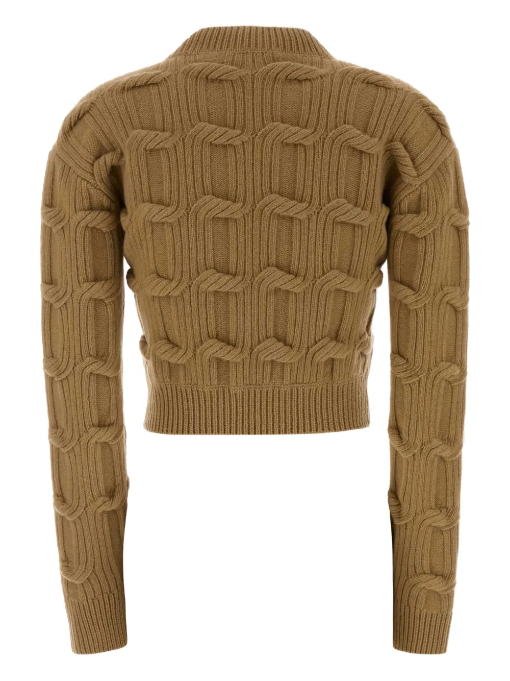 Cable-Knit Wool Sweater