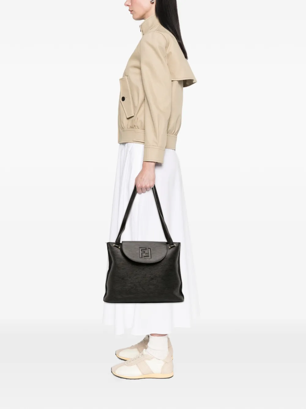 Fendi Pre-Owned 20th Century Leather FF shoulder bag | Pre-Owned | Image 2