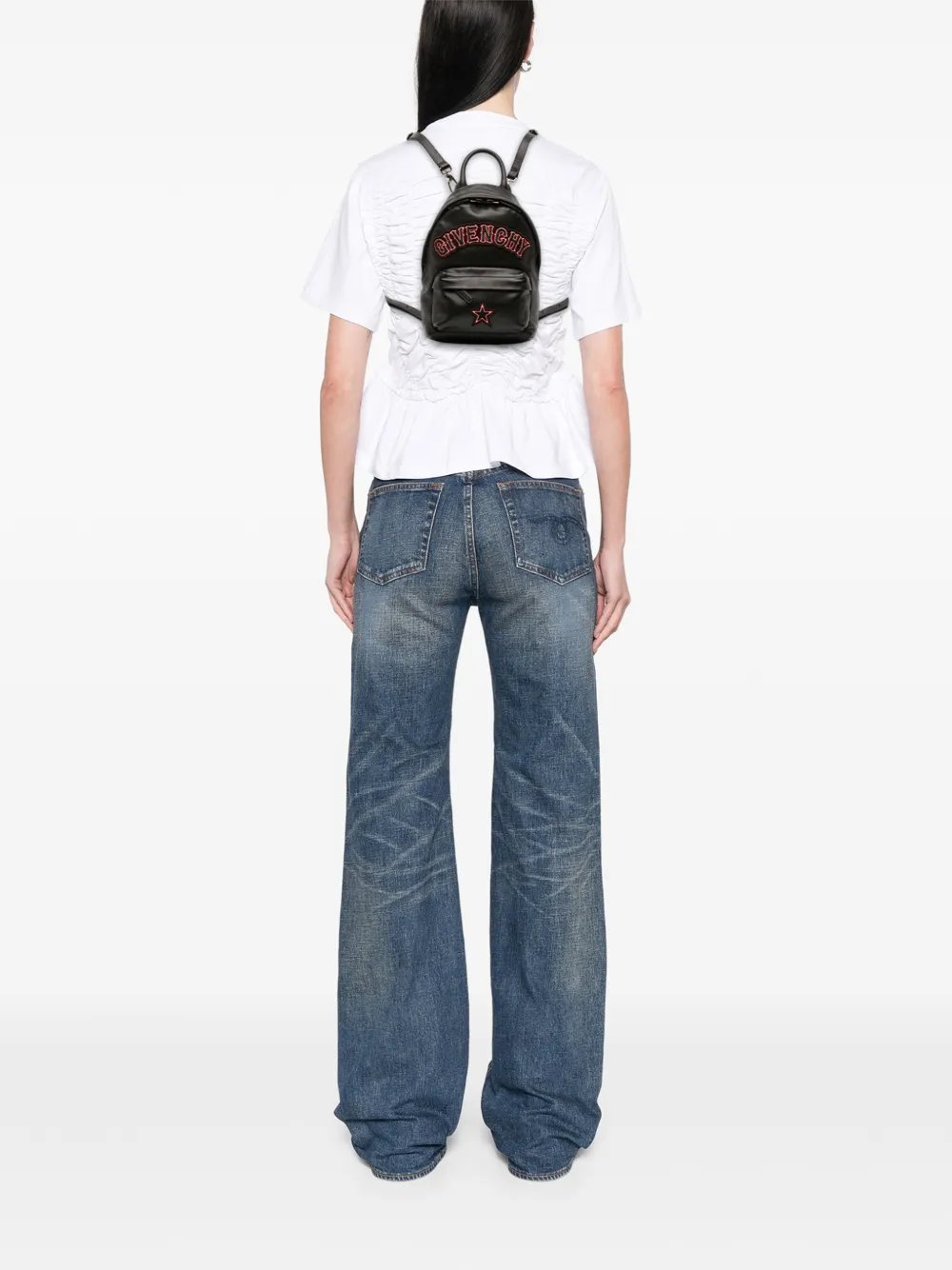 Givenchy Pre-Owned شنطة ظهر جلد بشعار الماركة 2017 | كلاسيكيات | Image 2