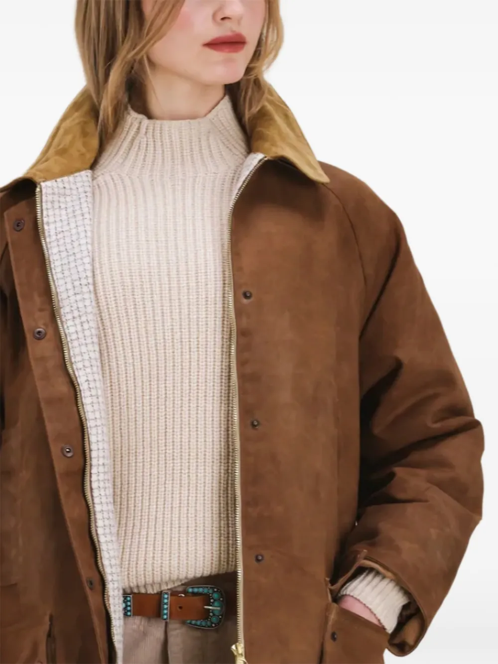 Fortela Floriane patch-pocket collared jacket | Military Jackets | Image 2