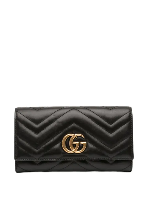 Gucci Pre-Owned cartera GG Marmont de piel Matelasse 2016-2025