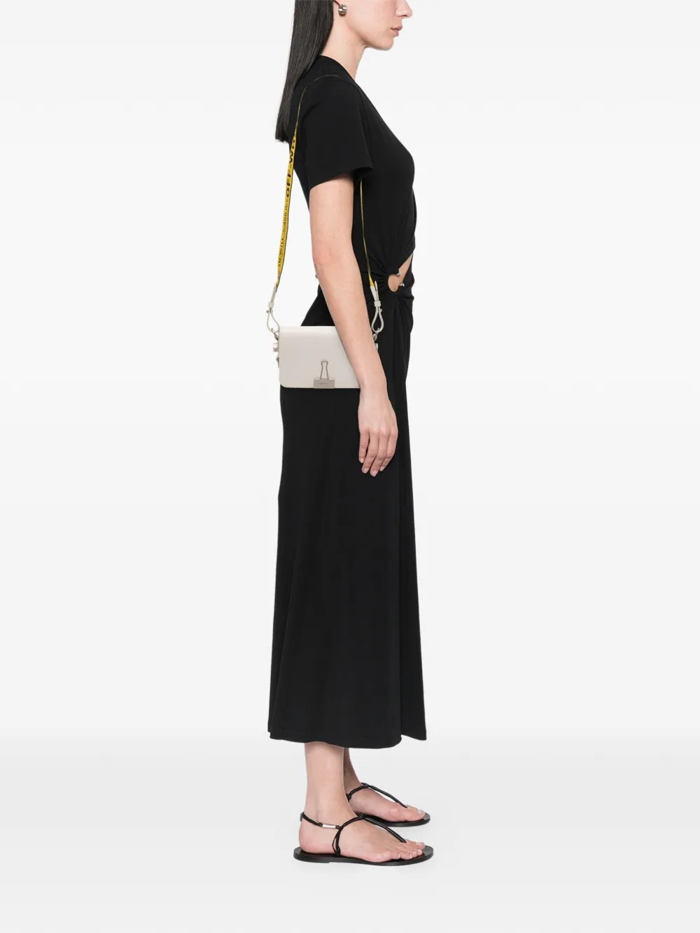 Off-White Pre-Owned 2019-2021 Mini Leather Binder Clip Flap Bag crossbody bag | Pre-Owned | Image 2