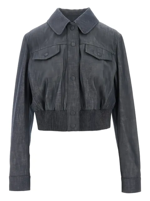 FENDI chambray cropped jacket