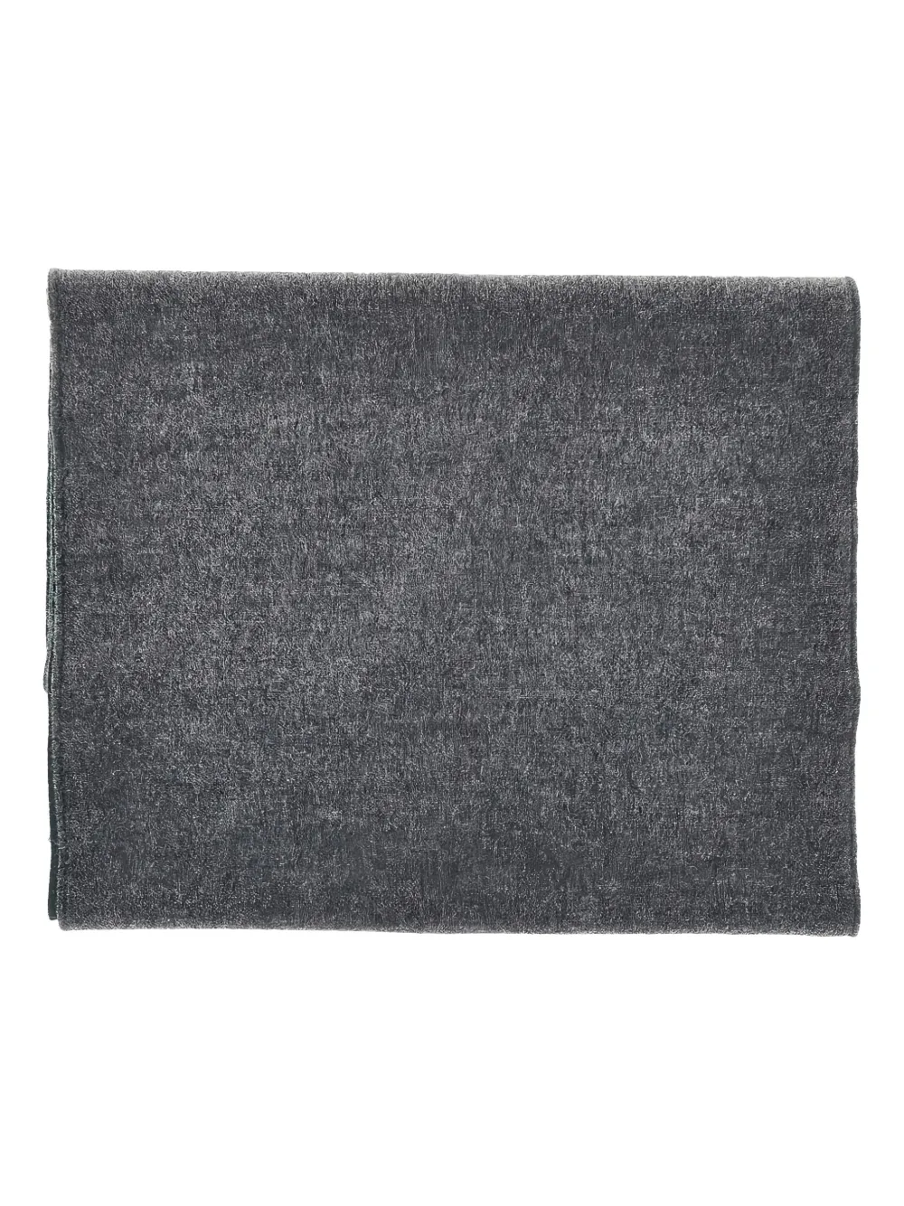 FENDI logo fringed scarf - Grijs