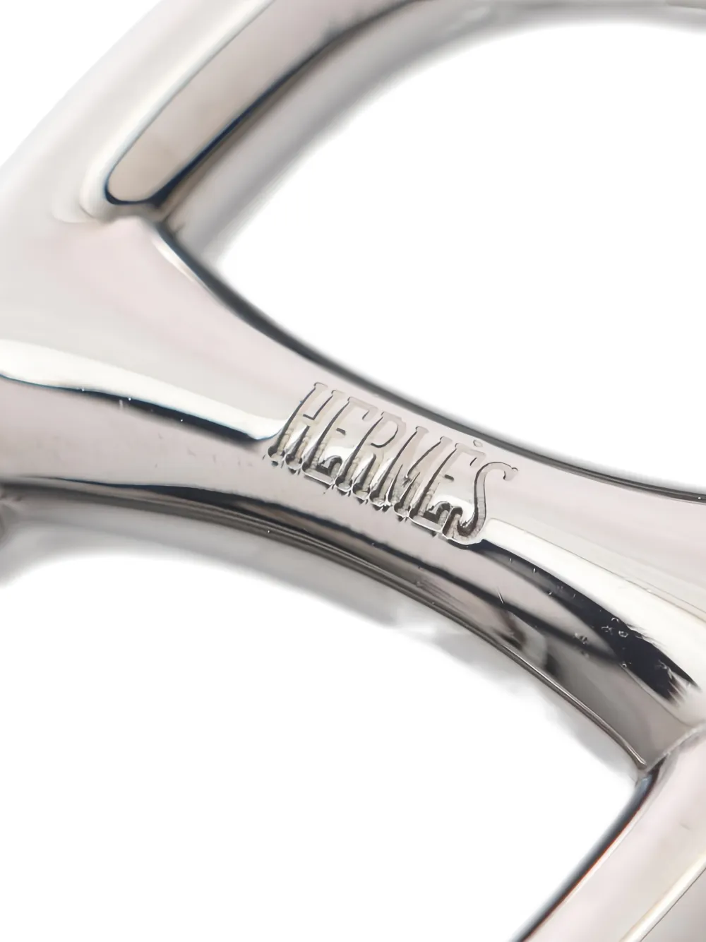 HERMES Pre-owned 2010s Chaine D'ancre Scarf Ring In Silver