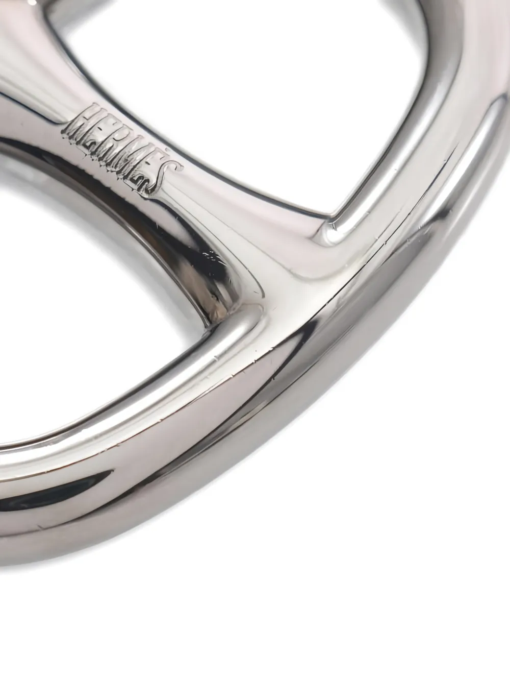 HERMES Pre-owned 2010s Chaine D'ancre Scarf Ring In Silver