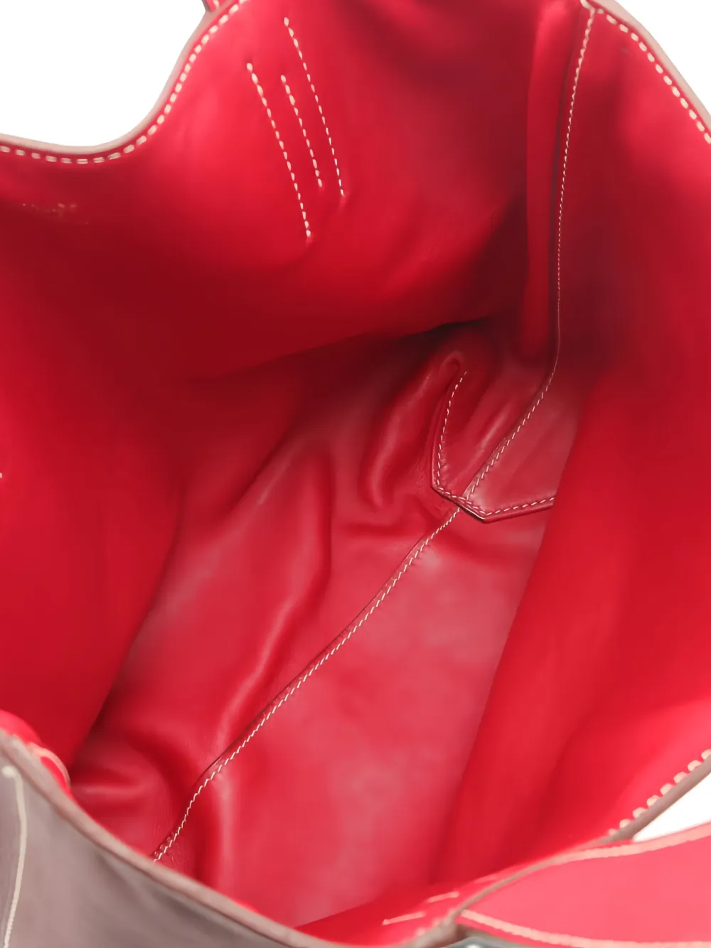Pre-owned Hermes 2013 Double Sens 28 Sikkim-leather Tote Bag In Red