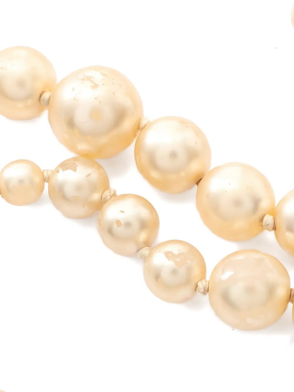 CHANEL Pre-owned 1986-1988 Coco Mark Long Necklace In Neutral