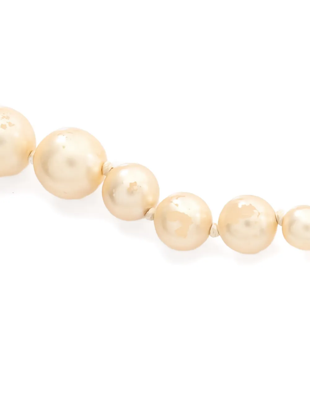 CHANEL Pre-owned 1986-1988 Coco Mark Long Necklace In Neutral