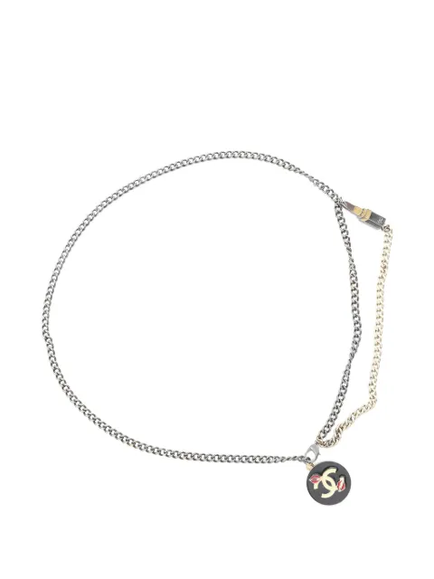 CHANEL Pre-Owned 1986-1988 coco mark chain belt