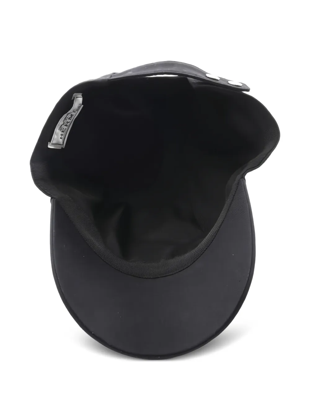 HERMES Pre-owned 2010s Davis H Serie Baseball Cap In Black
