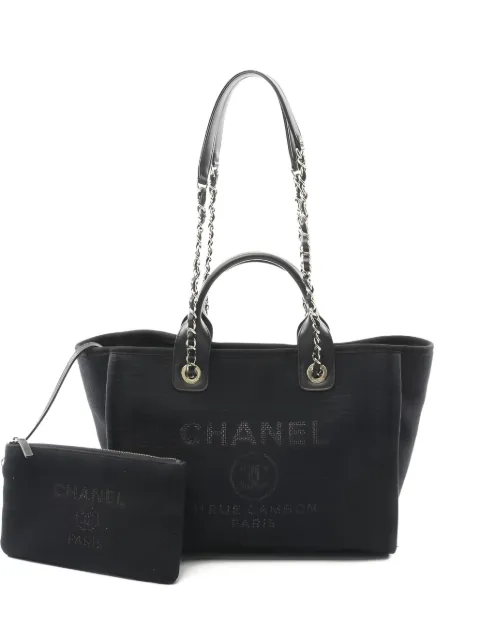CHANEL Pre-Owned 2021 Deauville chain tote bag