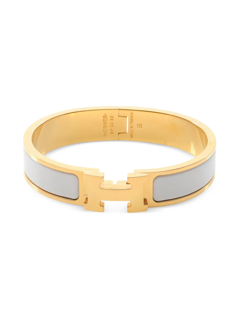 Hermès Pre-Owned 2010s Clic H bracelet | Gold | Image 1