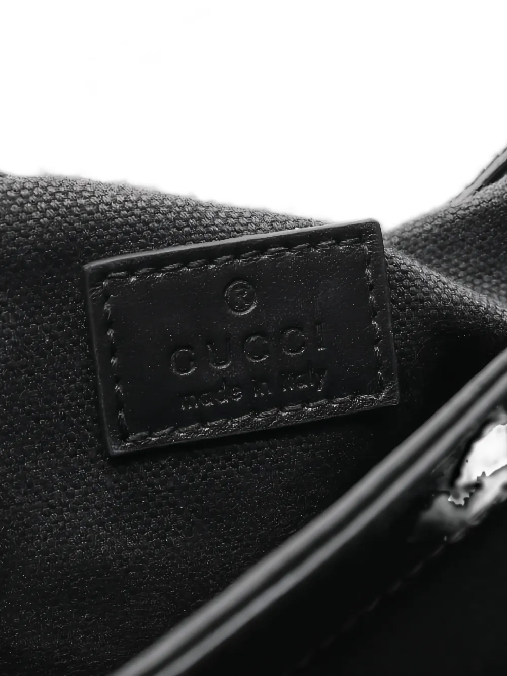 GUCCI Pre-owned 2000s Gg Marmont Shoulder Bag In Black