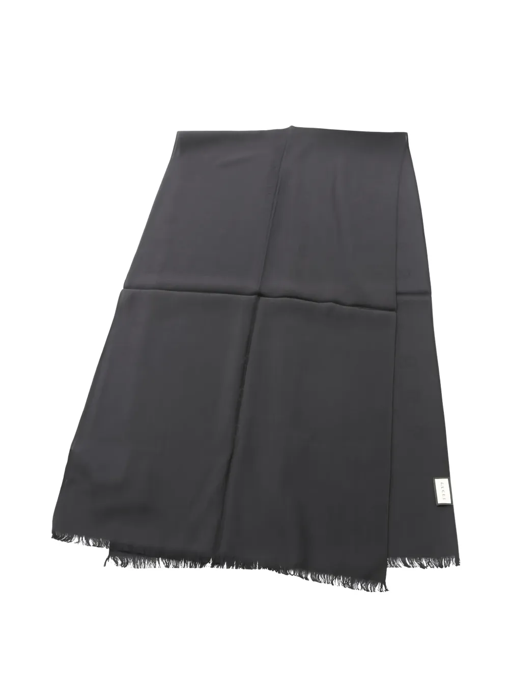 Gucci Pre-Owned 2020 GG 패턴 스카프 | 블랙 | Image 1