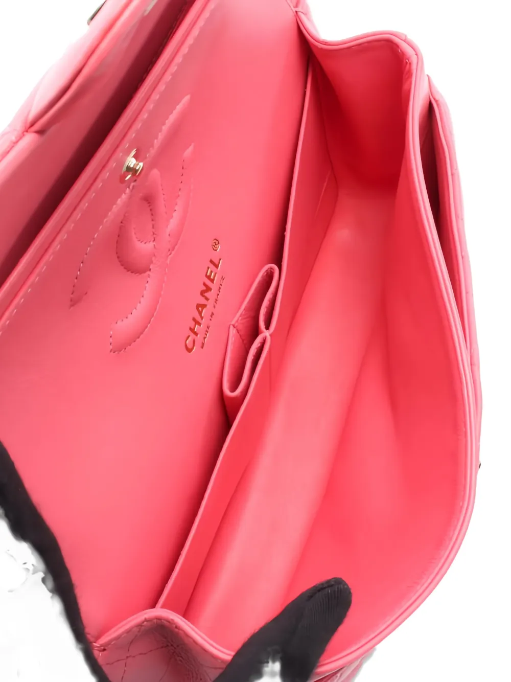 Pre-owned Chanel 2020-2021 Double Flap Shoulder Bag In Pink