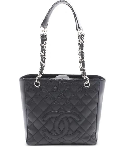 CHANEL Pre-Owned 2009-2010 nquilted chain shoulder bag