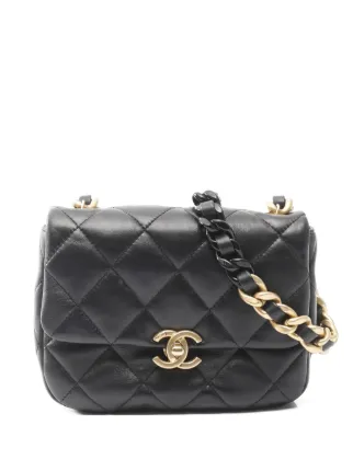 CHANEL Pre-Owned マトラッセ チェーン ショルダーバッグ | ブラック