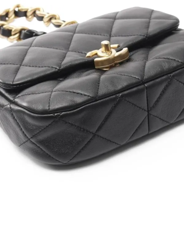 CHANEL Pre-Owned マトラッセ チェーン ショルダーバッグ | ブラック