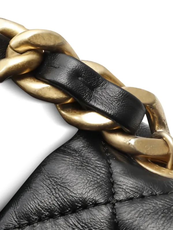 CHANEL Pre-Owned マトラッセ チェーン ショルダーバッグ | ブラック