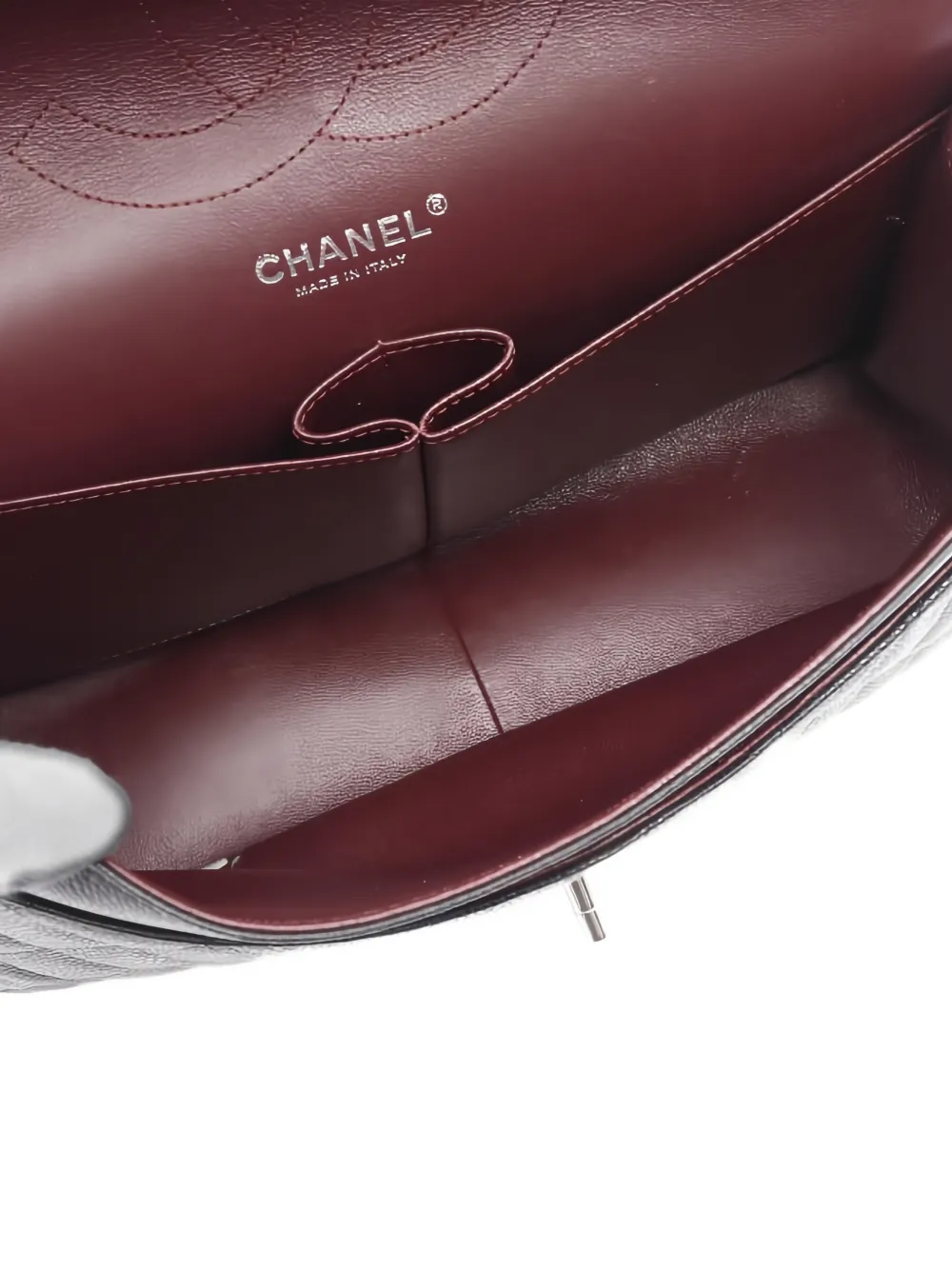 Pre-owned Chanel Large Classic Flap 30 Quilted Shoulder Bag In Black