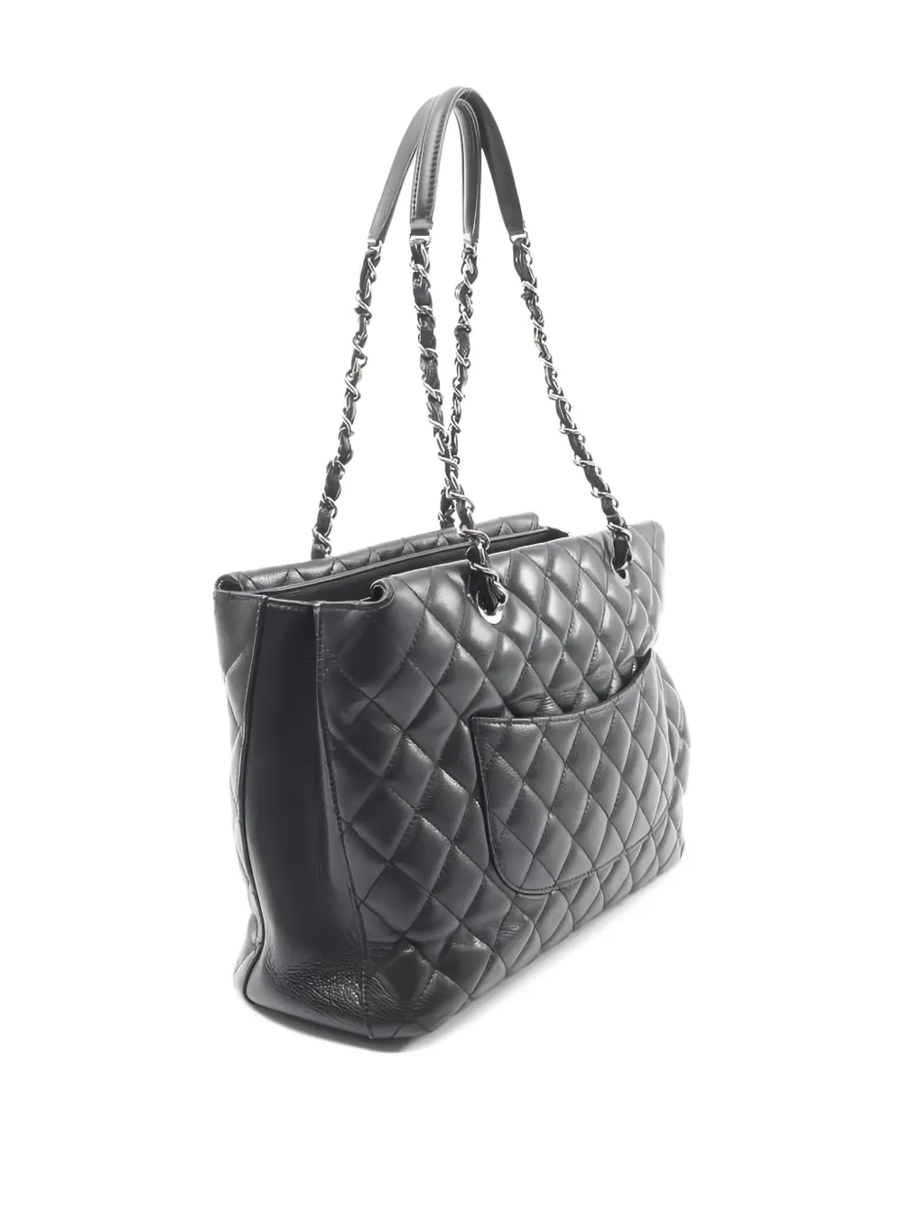 Pre-owned Chanel 2015-2016 Quilted-design Shoulder Bag In Black