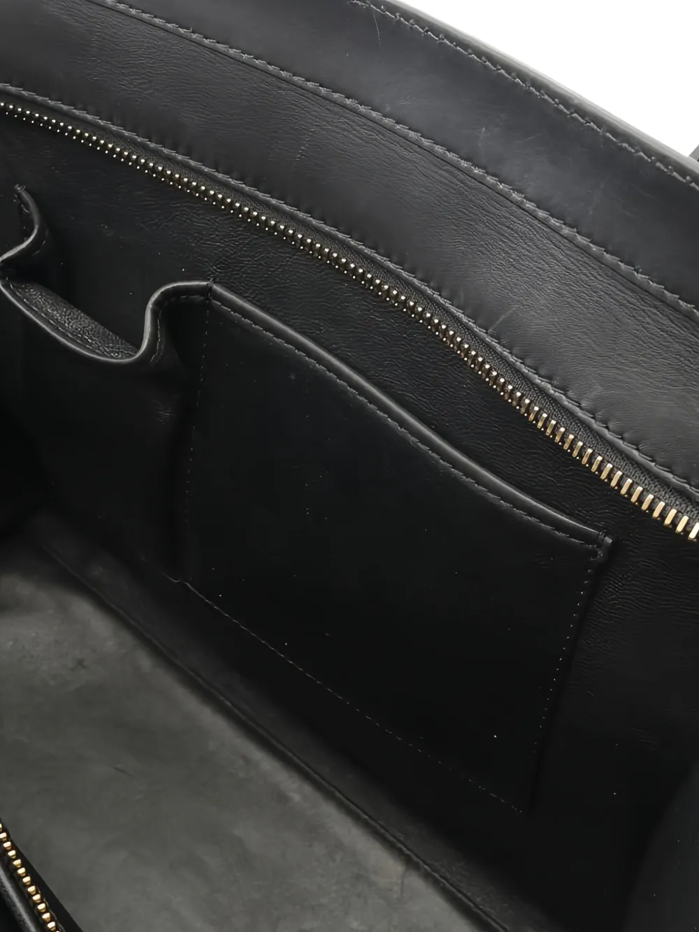 CELINE Pre-owned 2000 Suede Leather Tote Bag In Neutral