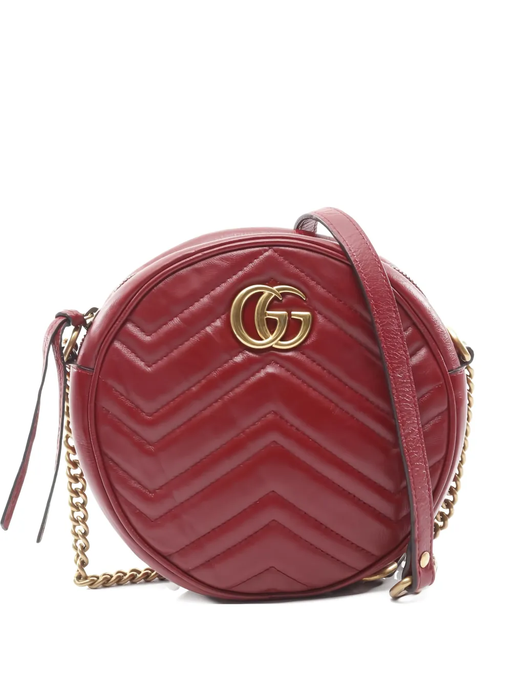 GUCCI Pre-owned 2000s Gg Marmont Shoulder Bag In Red