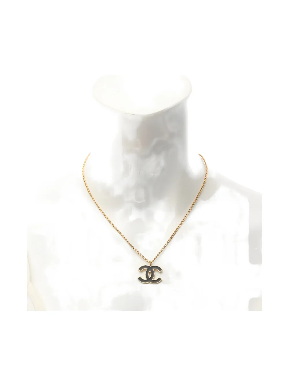 CHANEL Pre-owned 1986-1988 Coco Mark Pendant Necklace In Gold