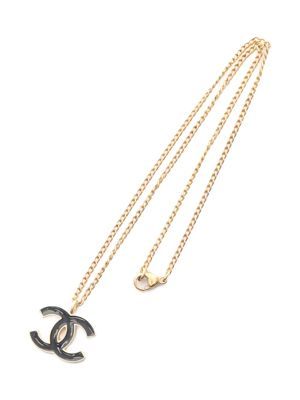 CHANEL Pre-Owned collar con dije Coco Mark 1986-1988 | dorado | Image 1