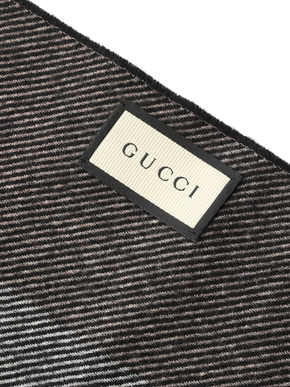 Gucci Pre-Owned 2020s striped wool scarf | Image 2