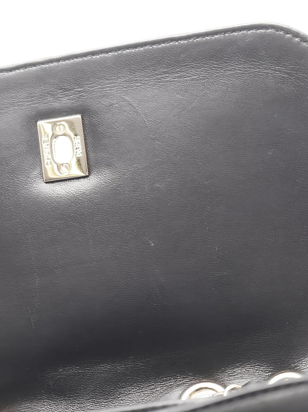 Pre-owned Chanel 2018-2019 Lovely Day Square Flap Shoulder Bag In Black