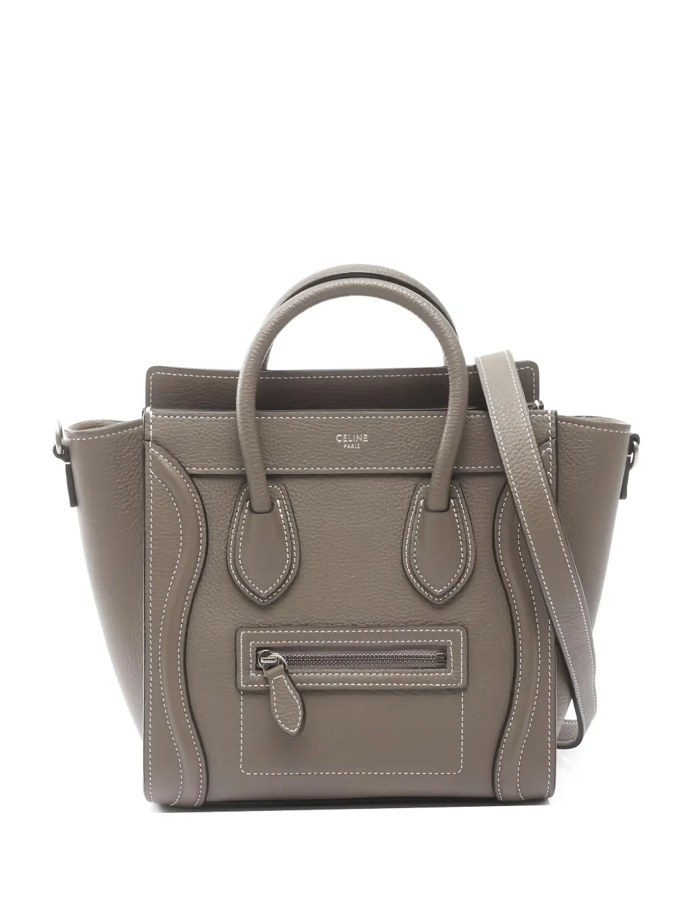 Celine Pre-Owned mini sac cabas en cuir (années 2010) | gris | Image 1