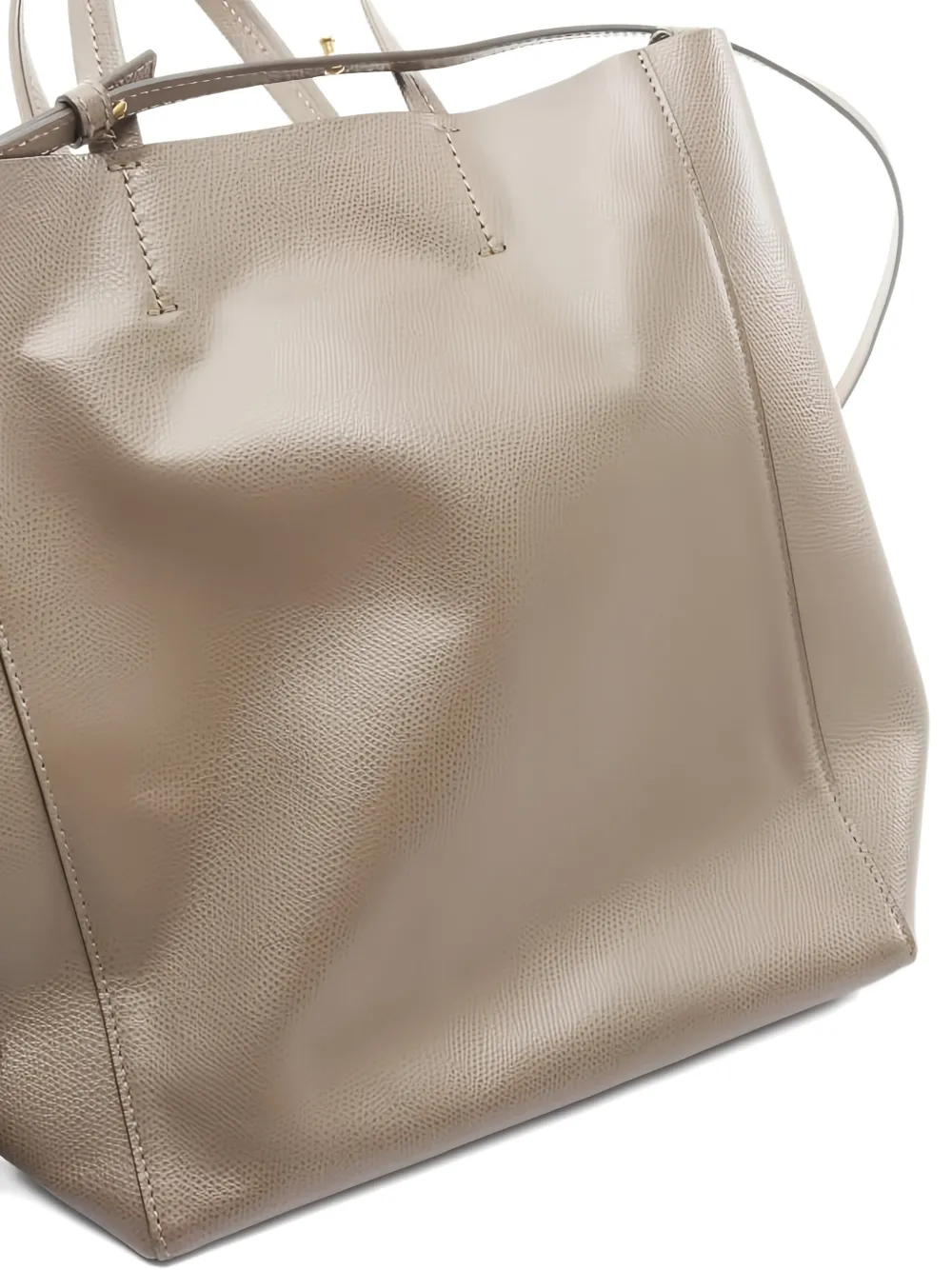 CELINE Pre-owned Small Vertical Cabas Leather Tote Bag In Neutral