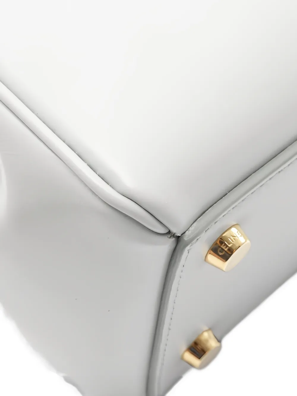 CELINE Pre-owned 2010s Leather Small Tote Bag In Gray