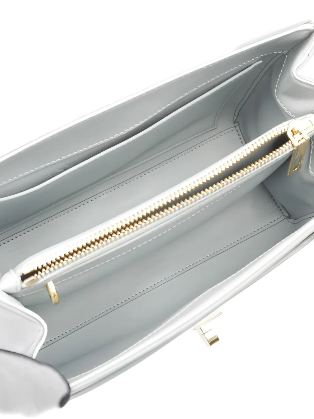 CELINE Pre-owned 2010s Leather Small Tote Bag In Gray