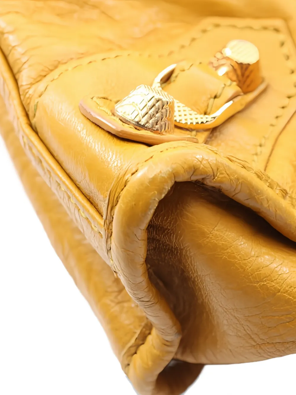 BALENCIAGA Pre-owned 2010s Mini City Tote Bag In Yellow