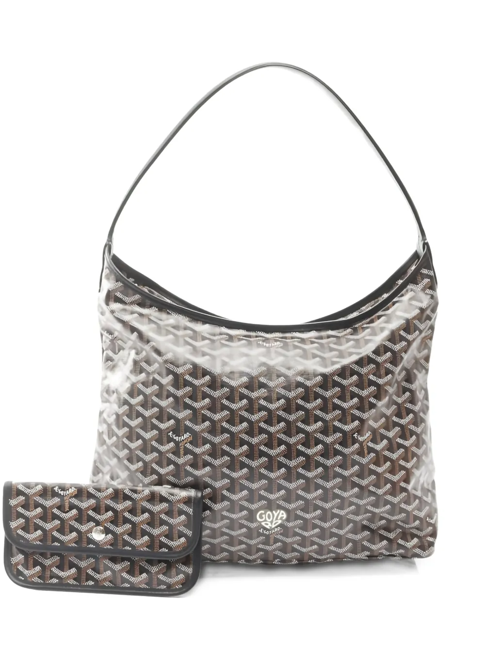 Pre-owned Goyard 2020s Bohème Shoulder Bag In Black