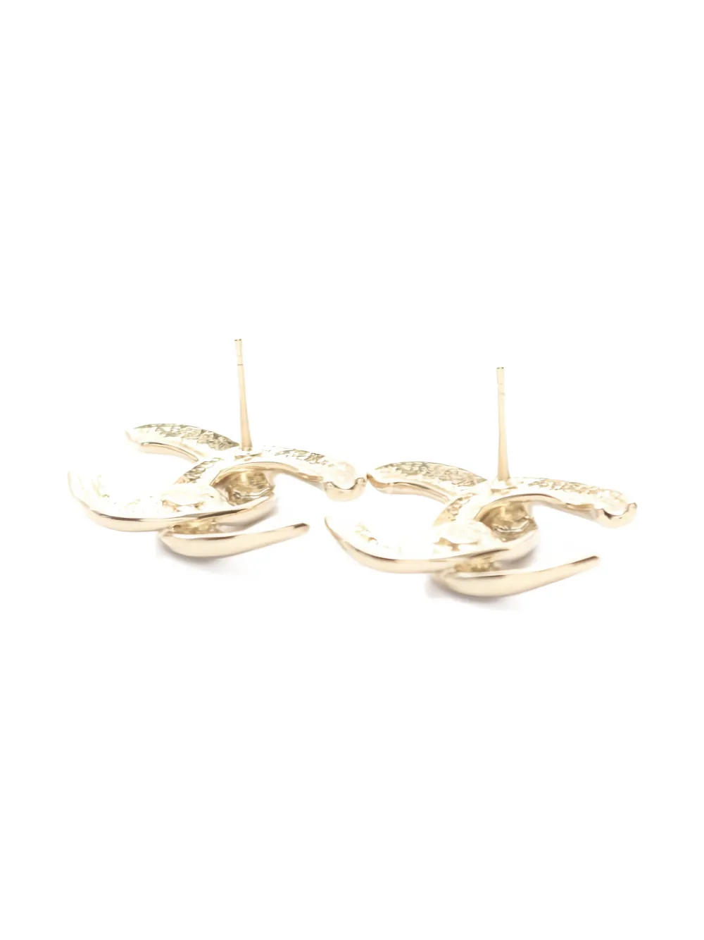 CHANEL Pre-owned Coco Mark Earrings In Gold