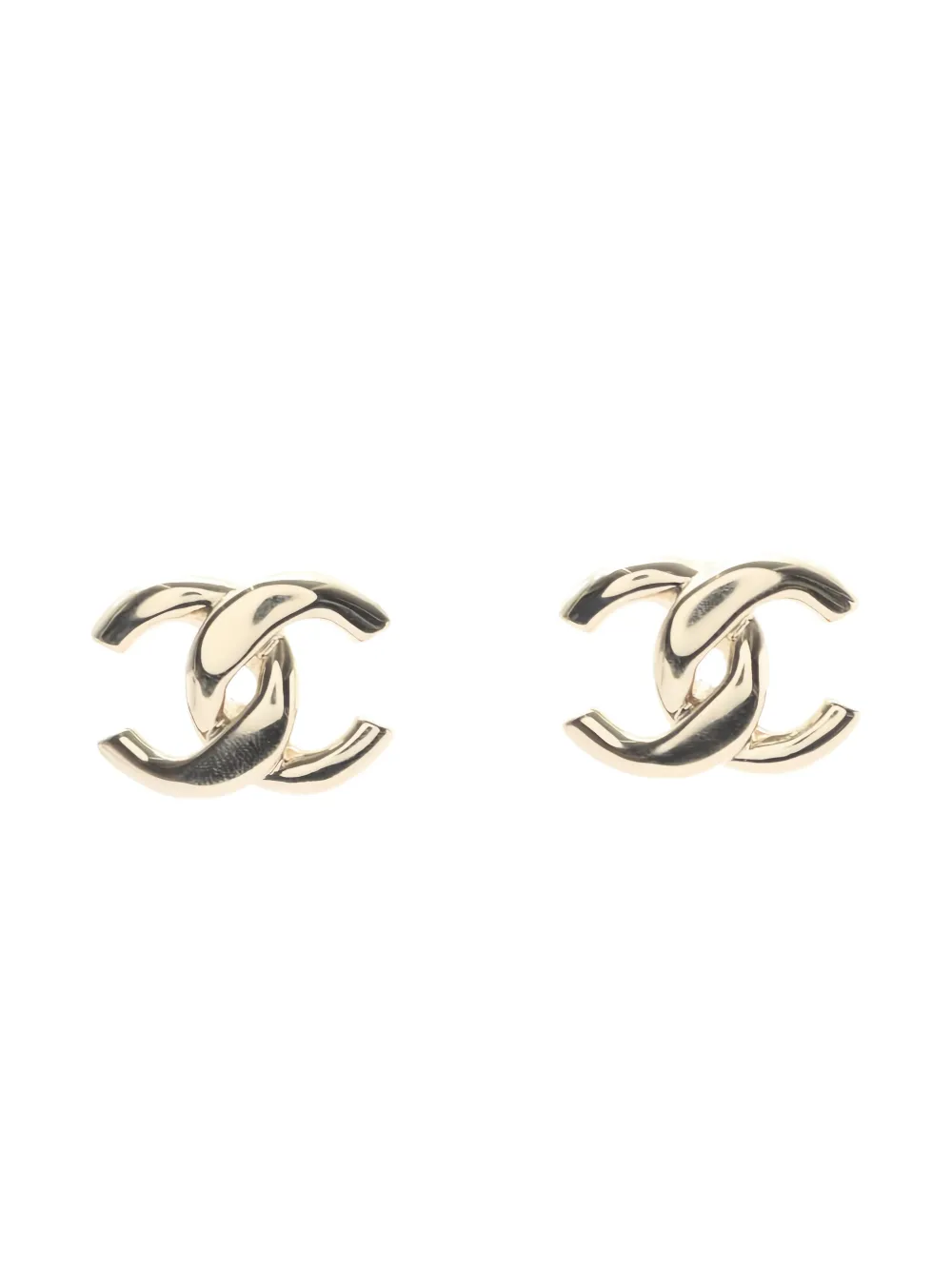 CHANEL Pre-owned Coco Mark Earrings In Gold