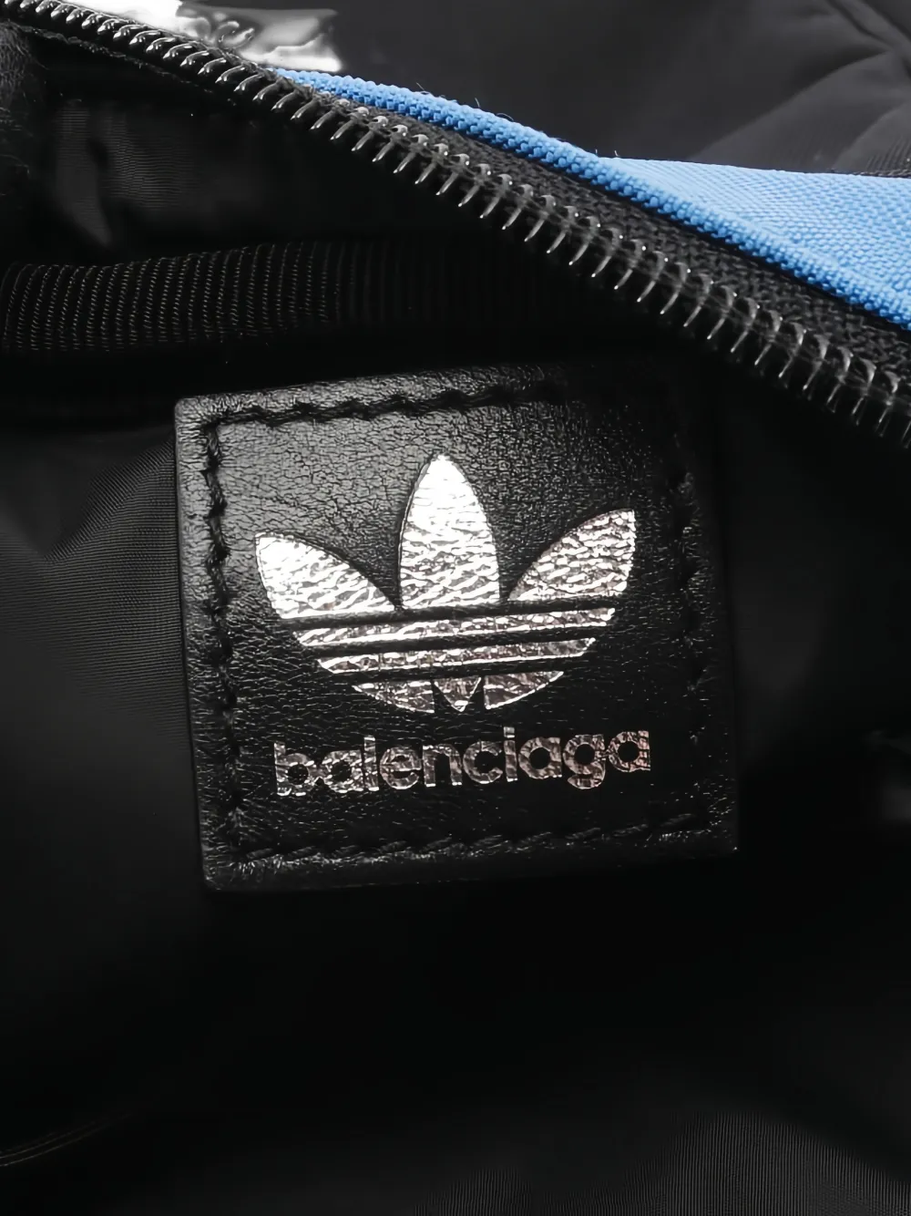 Pre-owned Balenciaga X Adidas Three-stripe Logo-detail Cross Body Bag In Black